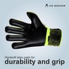 HO Soccer Force Green Goalkeeper Gloves, Unisex, Kids, Black/Lime, 6