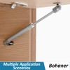 4Pcs Cabinet Door Hinges Lift Up Spring Flap Gas Strut