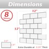 DÉCOR WOW Peel & Stick Backsplash for Kitchen & Bathroom,