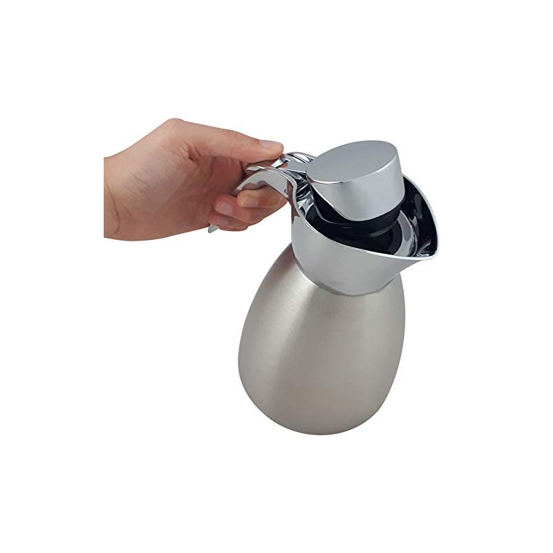 Helios Supreme Edelstahl-Isolierkanne, matt, 0,6 Liter