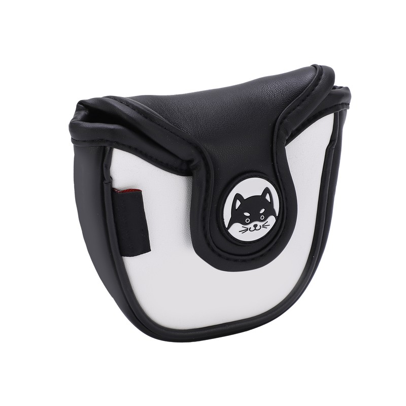 PU Leather Golf Putter Head Covers with Magnetic Closure Waterproof