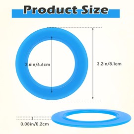 3 Pack Upgraded Silicone Flush Valve Seal, Compatible with American Standard Champion 4 and Eljer Titan 4 Toilets, 7301111-0070A American Standard Replacement Part