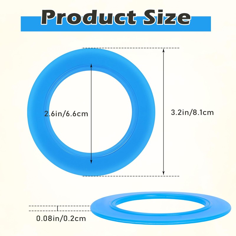 3 Pack Upgraded Silicone Flush Valve Seal, Compatible with American