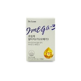 Dr. RIN 닥터린닥터린초임계알티지오메가31025mgx30캡슐1통 Dr. Lin Dr. Lin Supercritical R-TG Omega 310 25mg x 30 Capsules 1 Bottle