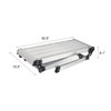 LEADALLWAY Work Platform Aluminum 30"x12"x20" Step Ladder Heavy Duty Foldable