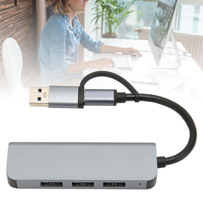 Vikye USB Hub, 4 in 1 5Gbps USB C to