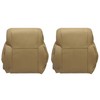 KUAFU 2PC Seat Top Cover Tan Compatible with 1996 1997