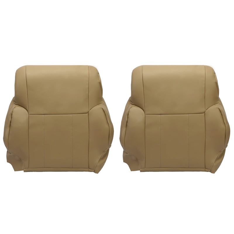 KUAFU 2PC Seat Top Cover Tan Compatible with 1996 1997