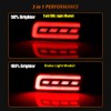 ADIIL Red LED Lens Bumper Reflector Tail Brake Lights Sequential