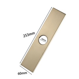 10 Inch Sink Faucet Cover Deck Plate, Square Faucet Hole Cover Deck Plate Escutcheon, Single Hole or 3 Hole Bathroom Faucet Cover, Kitchen Sink Cover Plate, Stainless Steel Brushed Faucet Cover, Gold