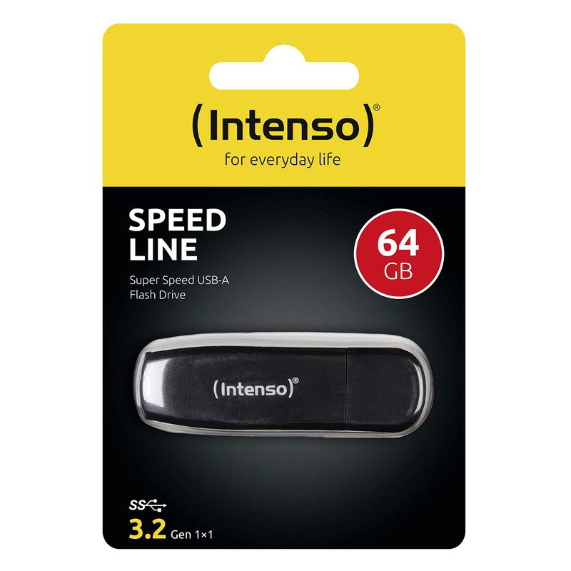 Intenso Speed Line 64GB Memory Stick USB 3.2 Gen 1x1,