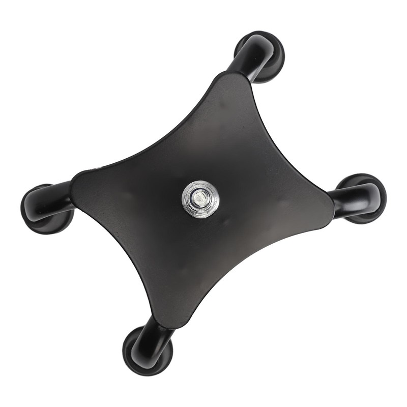 Walking Cane Quad Foot Stainless Steel High Stability Four Point