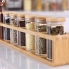 KKC HOME ACCENTS Glass Spice Jars set of 6 with