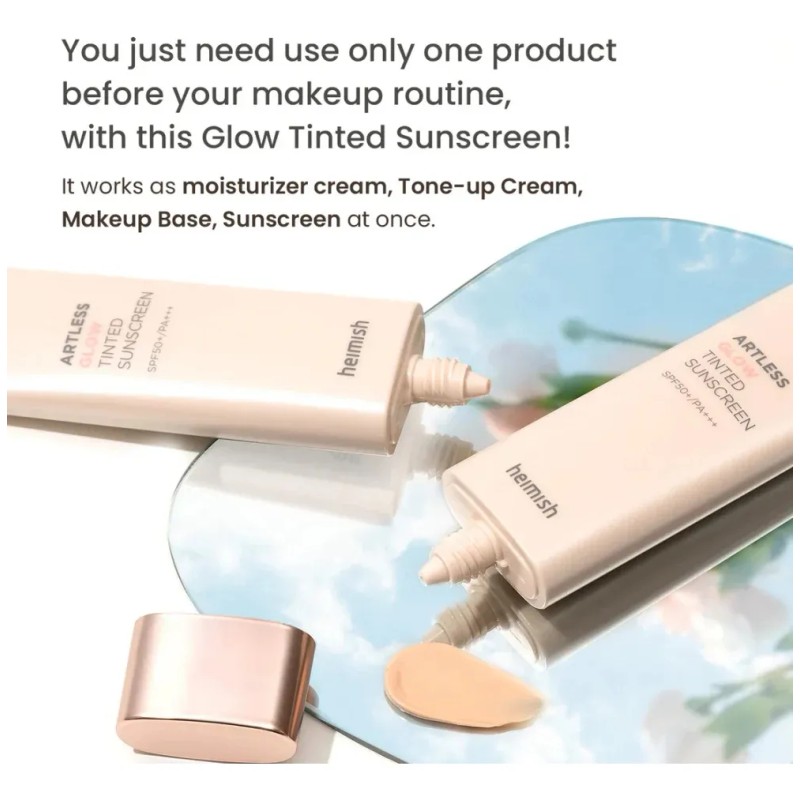 Heimish Artless Glow Tinted Sunscreen Protector Base