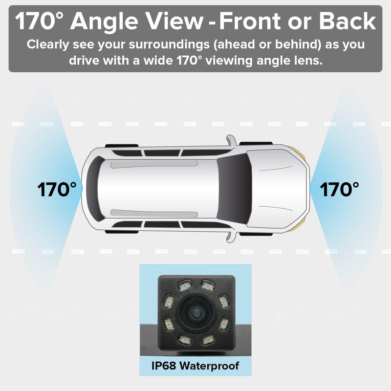 Master Tailgaters Small License Plate Frame Backup or Front Camera