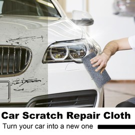 Nano Sparkle Cloth Car Scratch Original, Pack of 12 Nano Sparkle Cloth Efficient, Nanosparkle Cloth for Repair of Light Scratch Paints, Paint Care