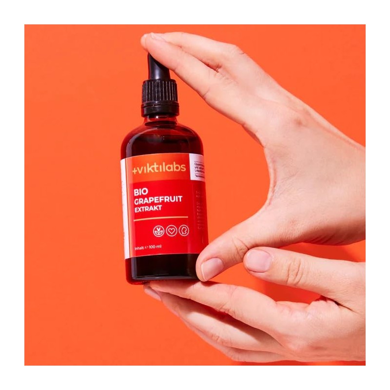 Organic Grapefruit Extract Drops - With Natural Bioflavonoids from Shell