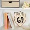 Creative Deco 2 x Wooden Sign Pendants | 30 x