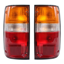 Diamond For Toyota Hilux SR5 LN80 LN106 Pickup 89-95 Tail Light Rear Lamp +Bulb LR 9a46