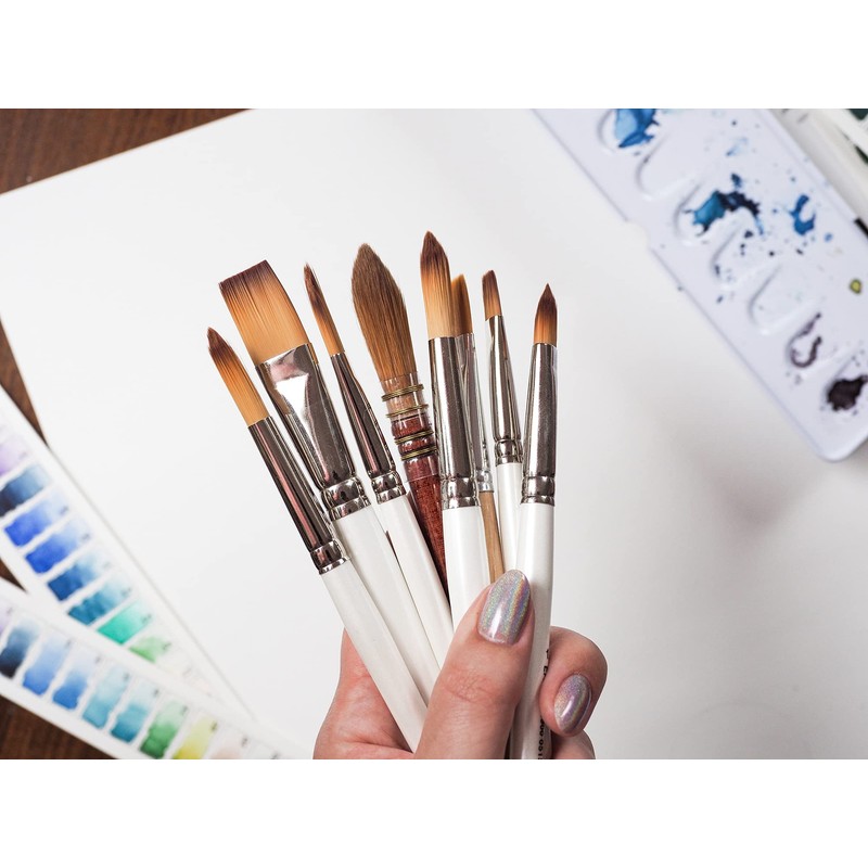 Kum 511.45.11 No.11 Memory Point Handmade Brush with Round Pointed