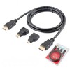 3 en 1 HDMI a HDMI Mini Hdmi Micro Hdmi