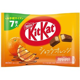 Nestle KitKat Mini Chocolat Orange, 7 Pieces