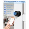 Tinewa Fingerprint Door Lock, Smart Fingerprint Door Knob with Lock,