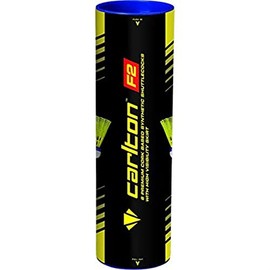 Carlton F2 Shuttlecocks Pack of 6 Yellow