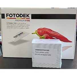FOTODEK Premium ICE White 760 Micron Blank PVC Cards (Pack of 100) (1)