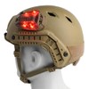 QIRUIMY Tactical Helmet IR Strobe Light, Identification Light with Optional