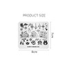 Alexnailart Nail Art Stamping Plate Chinese Style Summer Template Image