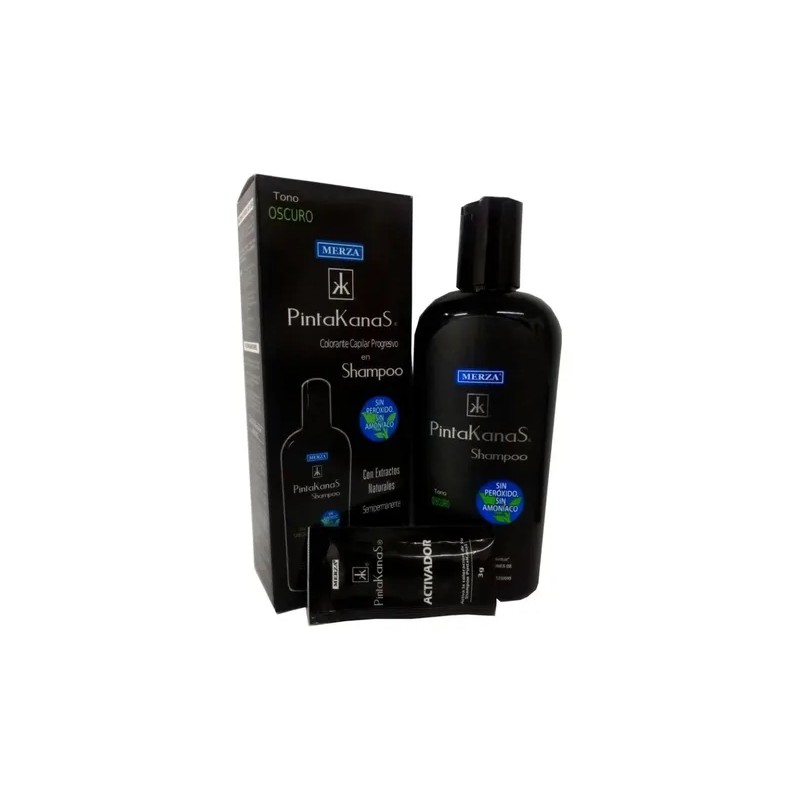 Shampoo Pintakanas 4 Piezas Sin Peroxido Ni Amoniaco
