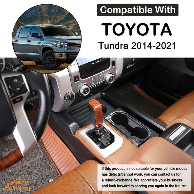Aunginsy Central Control Gear Box Side Panel Cover Trim Compatible