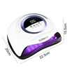 Ruspela 300W UV LED Nail Lamp with Phone Holder 72