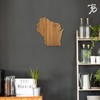 Totally Bamboo Wisconsin State Shaped Cutting Board