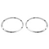Unbranded 4pcs Chrome Headlight+Tail Light Trim Ring Bezel Cover For