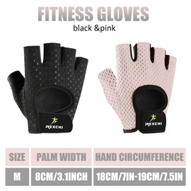 DKDDSSS 2 Pairs Weight Lifting Gloves for Men & Women, Gym Gloves, Breathable Weight Gloves Women, Workout Gloves, for Weightlifting, Cycling, Strength Training