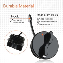 2Pcs Drain Plug Cover Caps Fits for Sea-Doo RXT GTI GTX GTS Replace#: 292001320 292001352