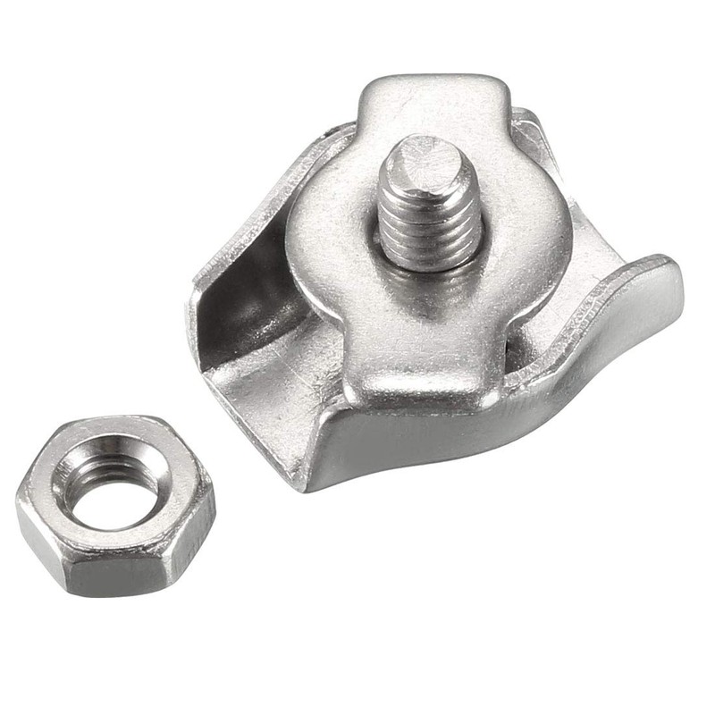 sourcing map 5 Pcs 304 Stainless Steel Single Wire Rope