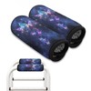 Hechitok Butterfly Galaxy Walker Grips Soft Padded Hand Covers, Non-Slip