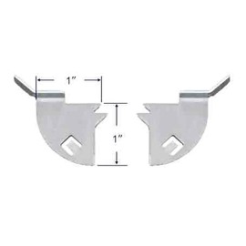 WRS Left & Right Hand Window Screen Metal Knife Latch Sets - 5 Pairs