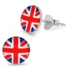 MONSTER PIERCING Union Jack Flag Logo Picture 925 Sterling Silver