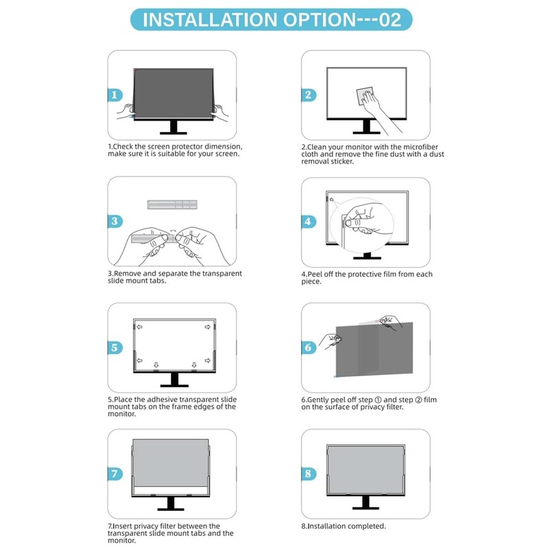Dpofirs Screen Adhesive Strips and Slide Mount Holder Tabs for