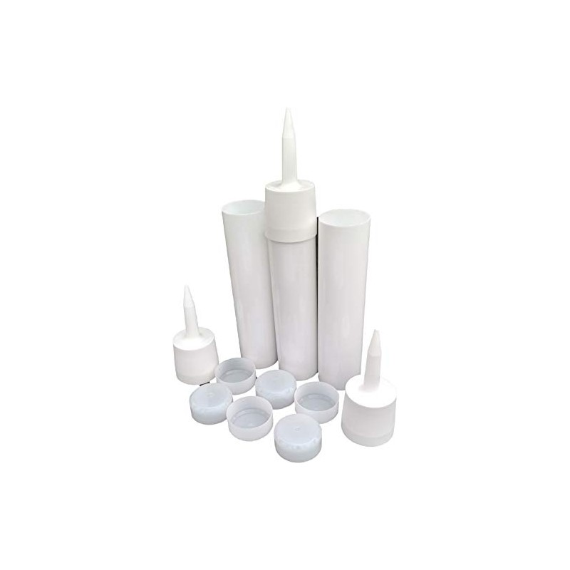 Reusable Empty Caulk Tube - REFILLABLE CAULKING Cartridge 10 oz.