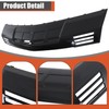 labwork Front Bumper Lower Valance Skid Plate Glossy Black without