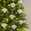ESQUIMAL Esferas Navideñas de Cristal, 6 Piezas de 10 cm.