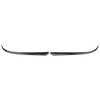 2pcs Side Rearview Mirror Trim ABS Carbon Fiber Color Wing