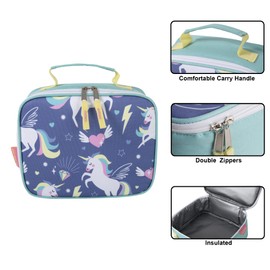 Trail maker Tiny Lunch Bag for Kids, Fun Insulated Lunch Box Containers for School for Boys and Girls
