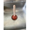 Harrier Hardware Sink Plunger, 10.5 Inches Long, Small