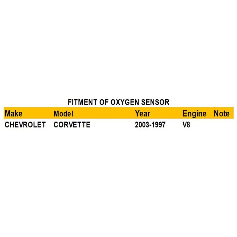 YWIM Front and Rear Oxygen Sensors Compatible with Chevy 2003-1997
